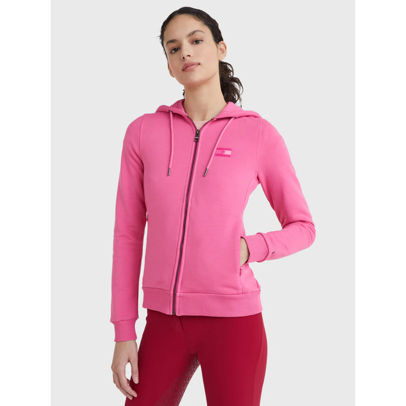 Tommy Hilfiger Women's Zip Hoody - Radiant Pink-1